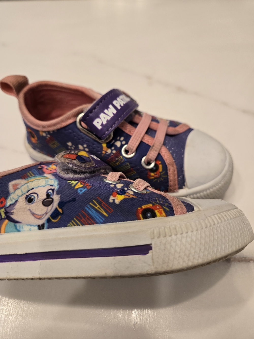 Paw Patrol Purple & Pink Kids' Character Sneakers